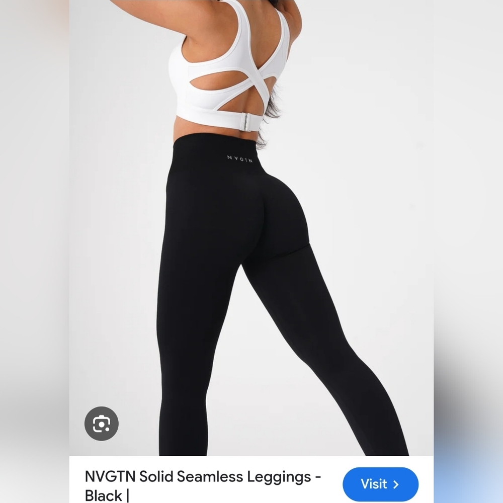 NVGTN XS Black Seamless Leggings